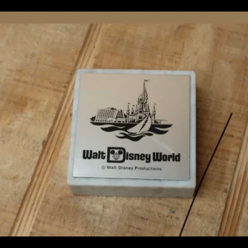 Vintage Walt Disney World paperweight